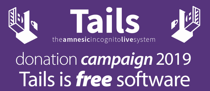 Tails - donation campaign for 2019