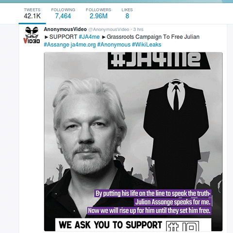 WikiLeaks #JA4me