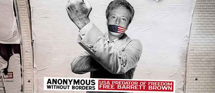 Barrett Brown Sentenced to 63 Months in Prison