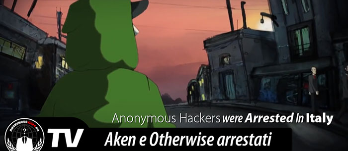 Anonymous Italia: Aken e Otherwise arrestati
