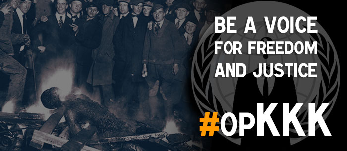 Anonymous #OpKKK - Press Release