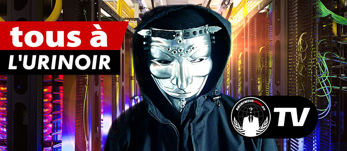 Anonymous vous invite : « Tous à l'urinoir »