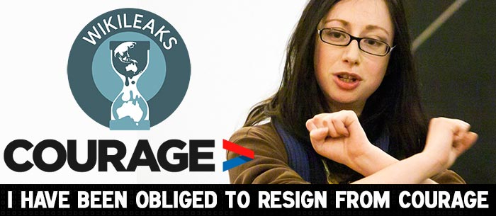 Naomi Colvin: I have been obliged to resign from Courage
