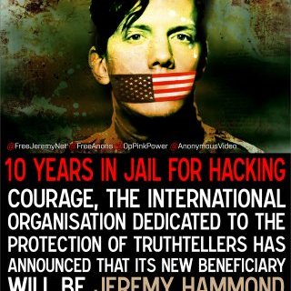 Jeremy Hammond - Courage Fondation @AnonymousVideo